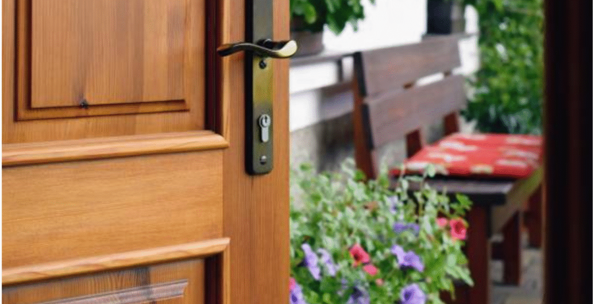 wood door