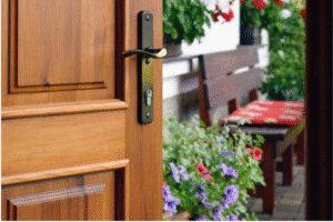 wood door