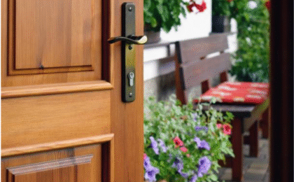 wood door